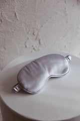 Sweet Dreams Satin Eye Mask Silver