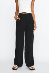 Dodie Straight Leg Trouser Pants Black