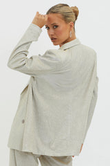 Joyeux Notch Lapel Jacket Champagne