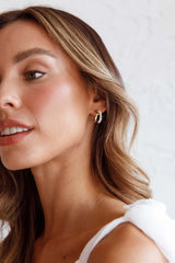Charis Double Hoops Gold
