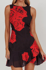 Like Me Open Back Mini Dress Rose