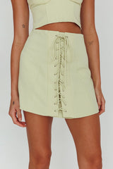 Ventura Lace-Up Skirt Mint