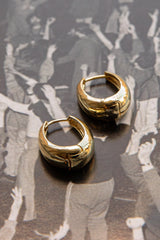 Helena Hoop Earrings Gold