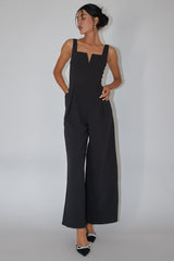 Colleen Side Pocket Jumpsuit Black