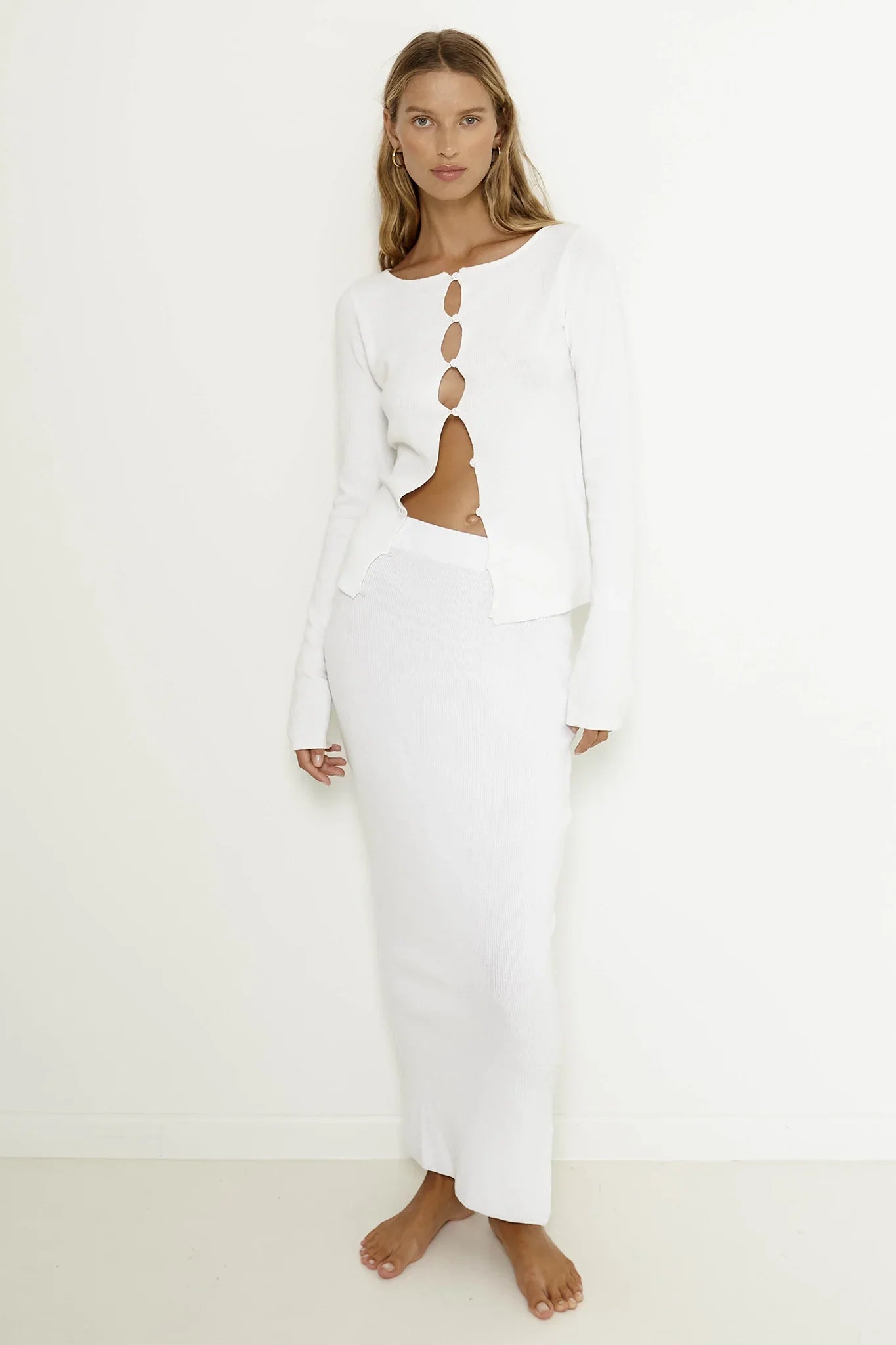SNDYS Etta Top White