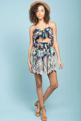Splash Beach Dress Navy