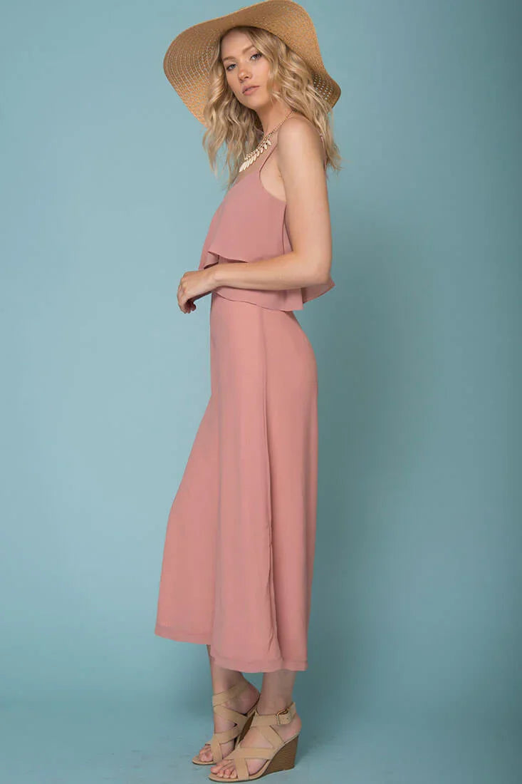 Milena Dressy Jumpsuit Dusty Pink
