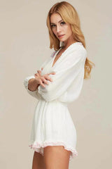 Naomi Dressy Romper White