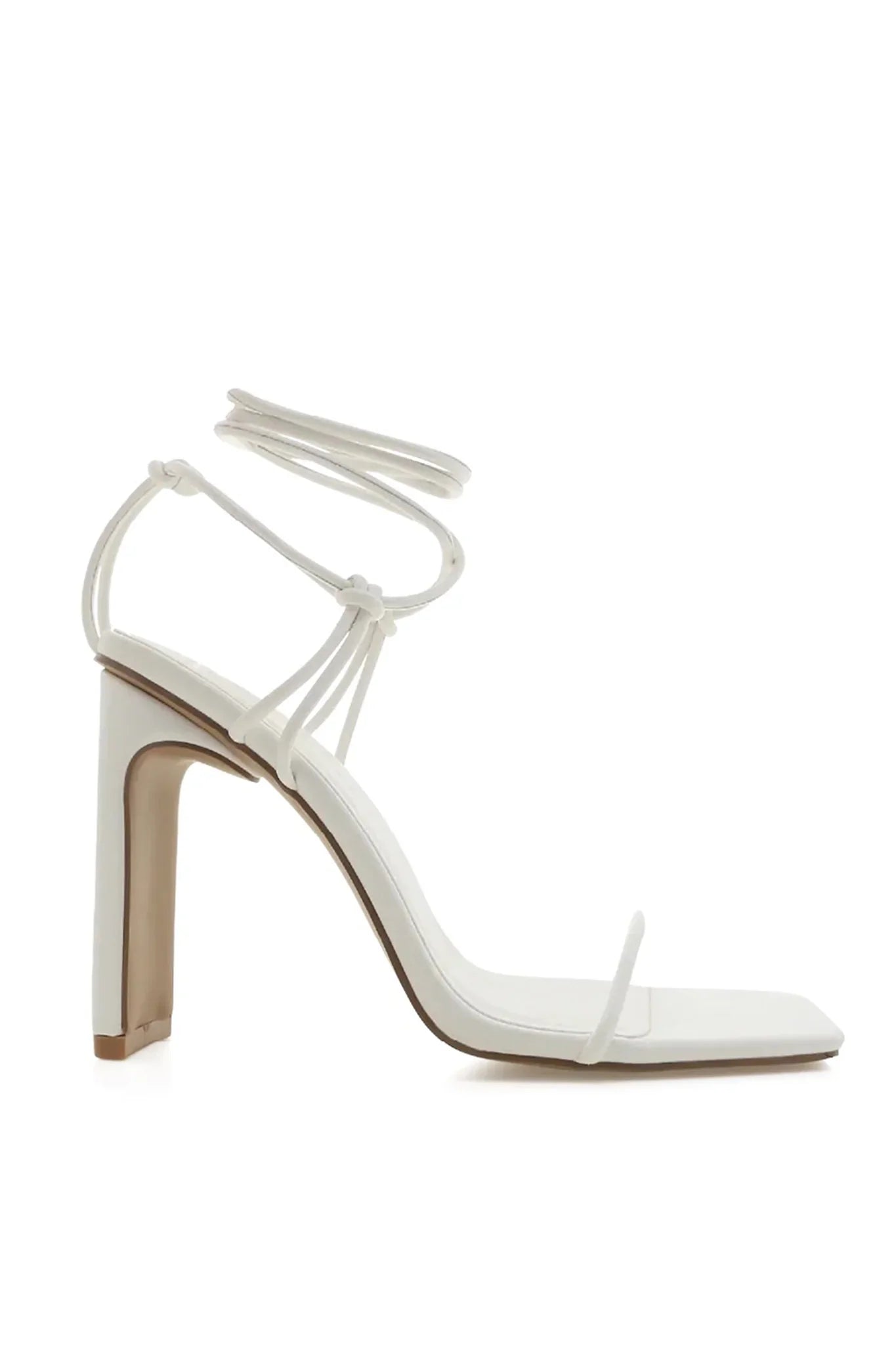 BiLLiNi Toniro Strappy High Heel White