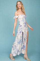 Laylah Maxi Romper Purple