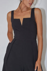Colleen Side Pocket Jumpsuit Black