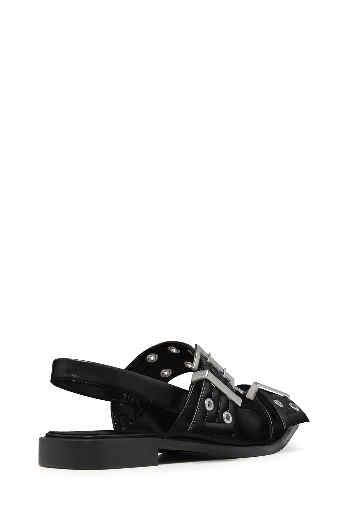 THERAPY Matilda Pointed Flat Black Patent
