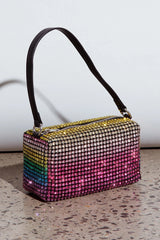 Mara Crystal Rectangular Bag Green Multi