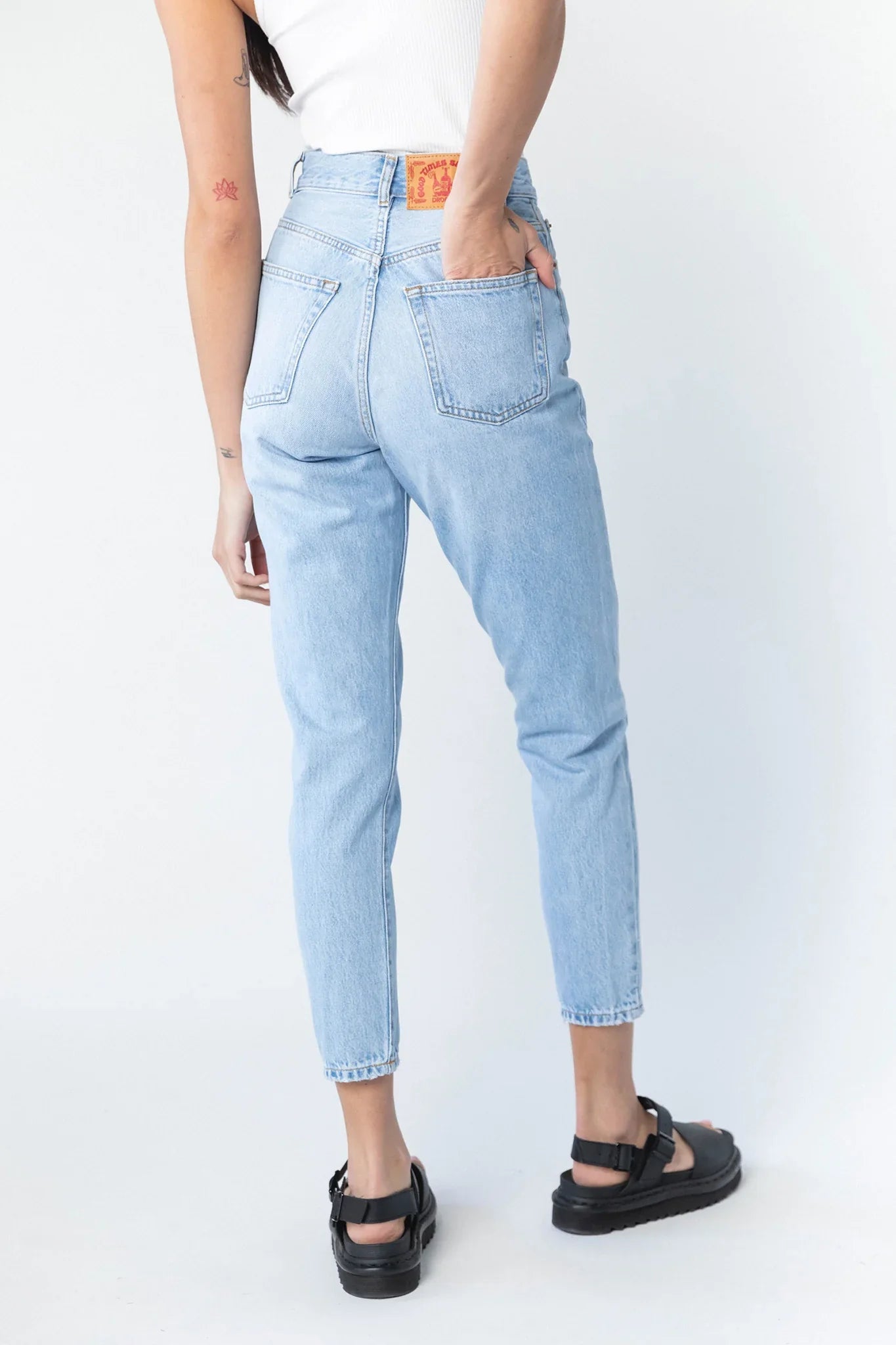 DR DENIM Nora Jeans Light Blue Jay