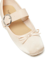 THERAPY Mesmerize Ballet Flat Blush Satin