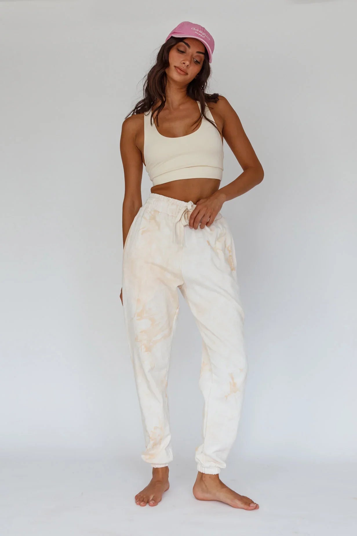 Take It Easy Jogger Track Pants Sand
