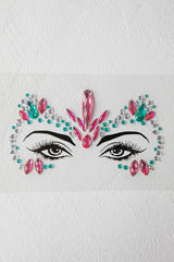Electric Nights Face Jewels Multi D