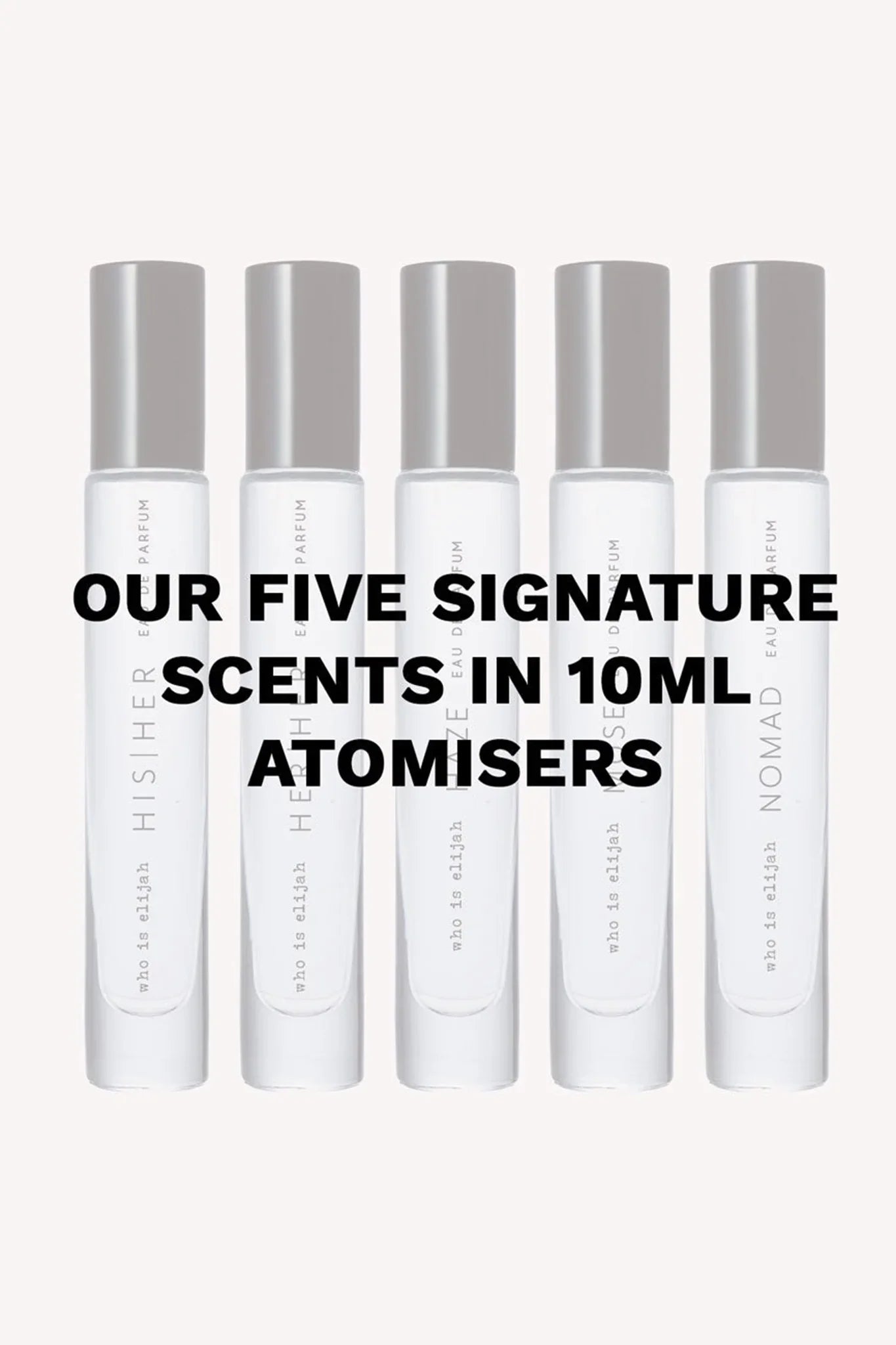 WHO IS ELIJAH THE COLLECTIVE 5 x 10ml Atomizer EDP