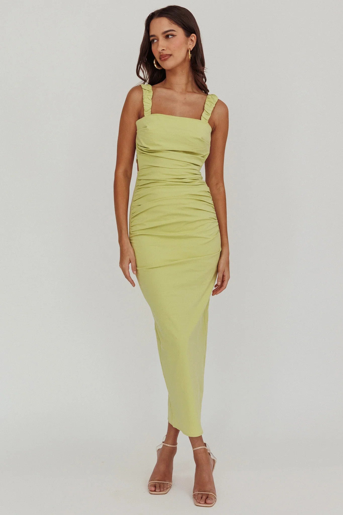 Dream Crush Lace-Up Back Maxi Dress