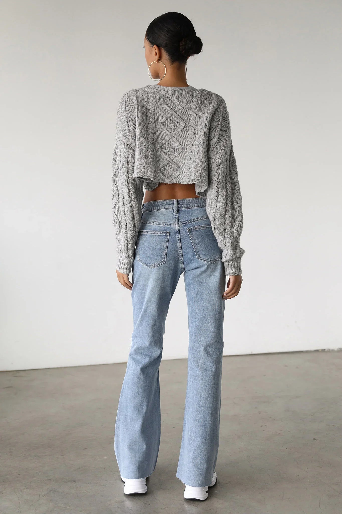 DOGMA High Rise Flare Denim Jeans Medium Wash