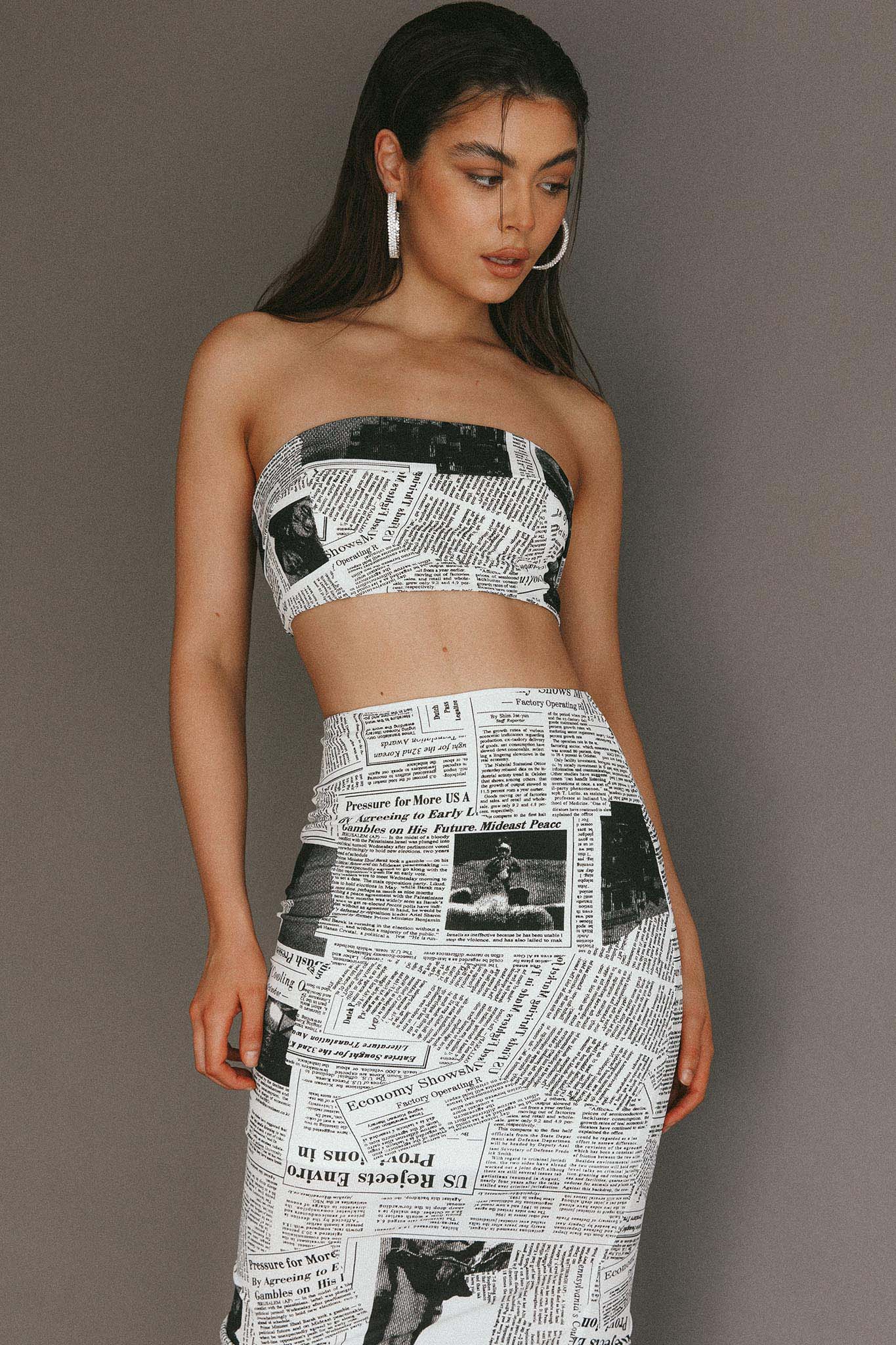 Extra Extra Maxi Skirt White