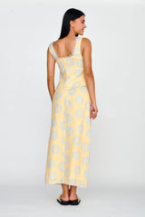 Sun Days Midi Skirt Sun Lemon