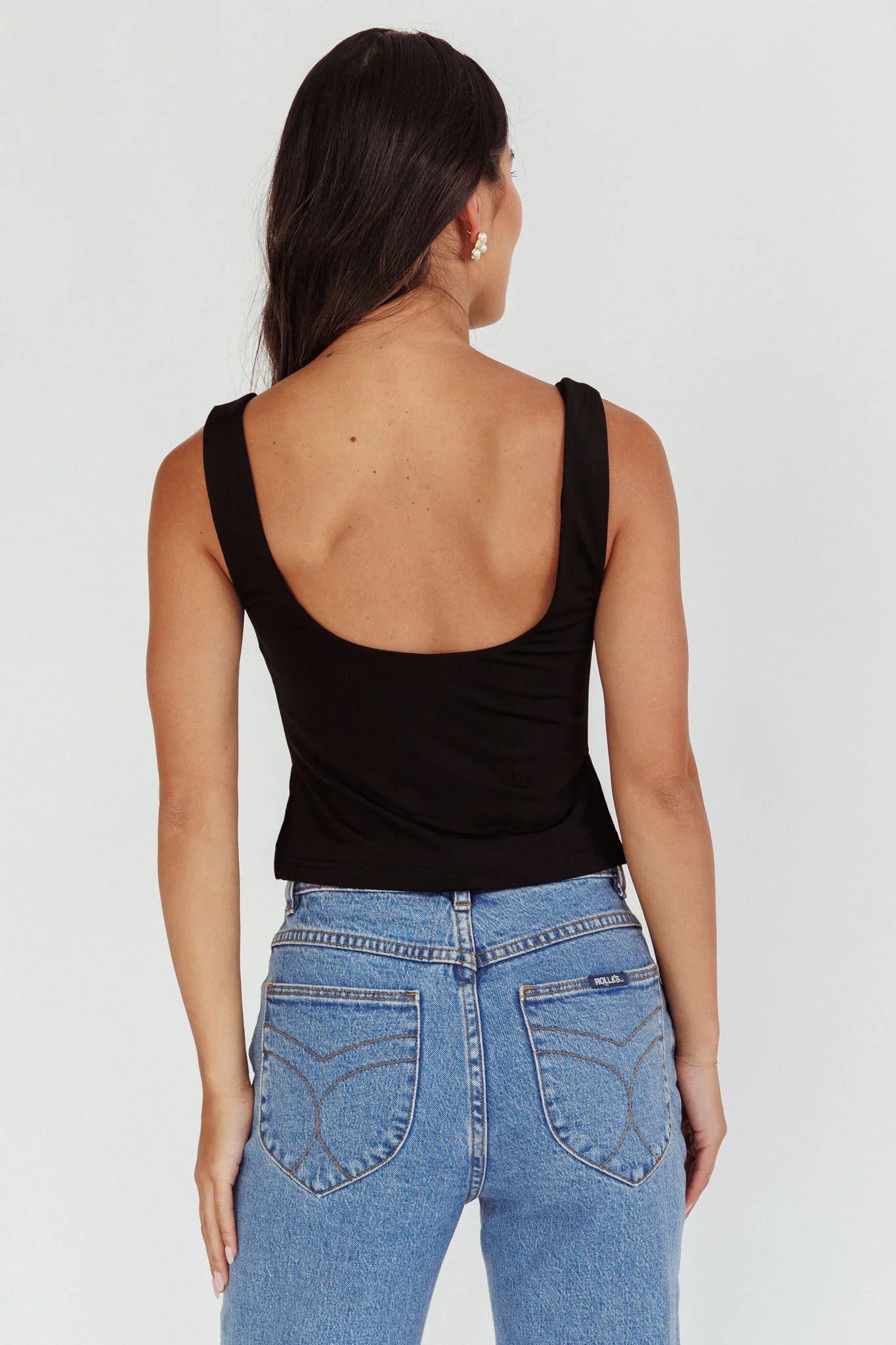 Tricia Pintuck Bust Top Black