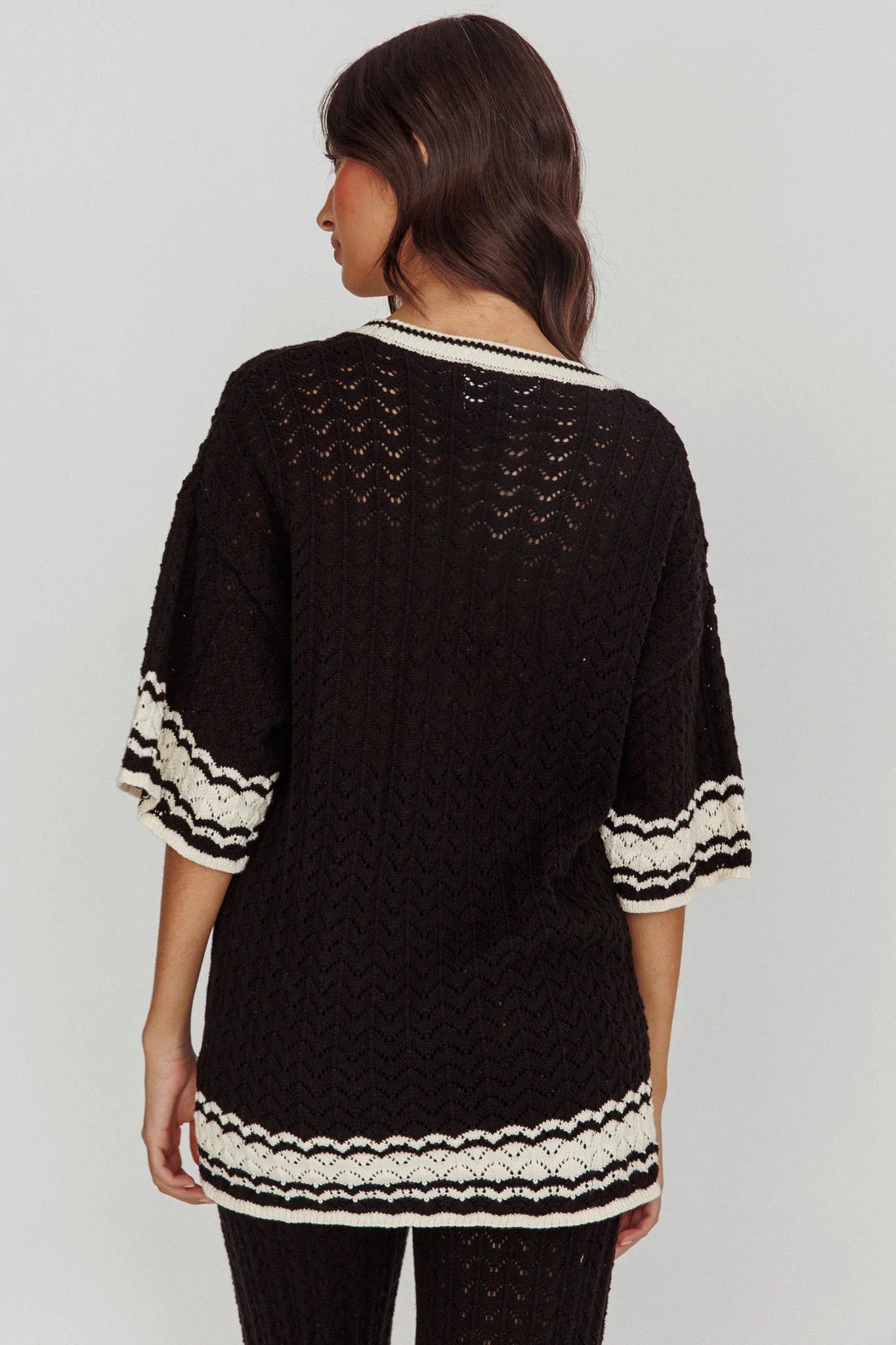 Rhodes Cotton Relaxed Knit Shirt Black